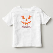 Aangepaste Meisjesachtige Jack O Lantern Pompoen H Kinder Shirts (Voorkant)