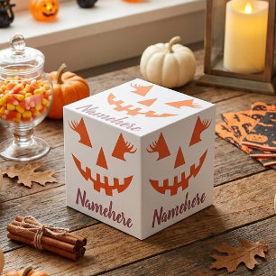 Aangepaste Meisjesachtige Jack O Lantern Pompoen H Kubus