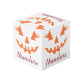 Aangepaste Meisjesachtige Jack O Lantern Pompoen H Kubus (Achter hoekig)