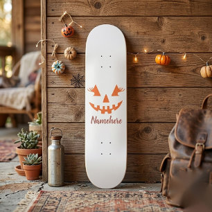 Aangepaste Meisjesachtige Jack O Lantern Pompoen H Persoonlijk Skateboard