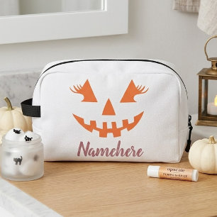 Aangepaste Meisjesachtige Jack O Lantern Pompoen H Toilettasje