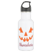 Aangepaste Meisjesachtige Jack O Lantern Pompoen H Waterfles (Voorkant)