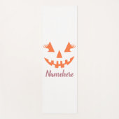 Aangepaste Meisjesachtige Jack O Lantern Pompoen H Yogamat (Voorkant)