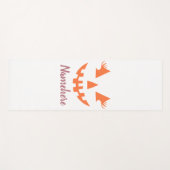 Aangepaste Meisjesachtige Jack O Lantern Pompoen H Yogamat (Voorkant (horizontaal))