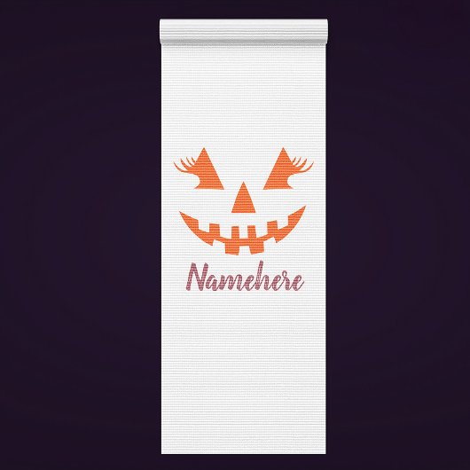 Aangepaste Meisjesachtige Jack O Lantern Pompoen H Yogamat