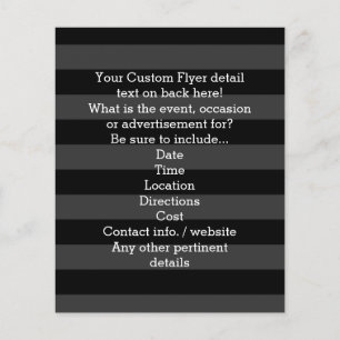 Aangepaste meisjesgraafpartij zwart roze monogram flyer