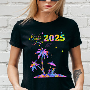 Aangepaste Meisjesreis 2025 Bachelorette T-shirt