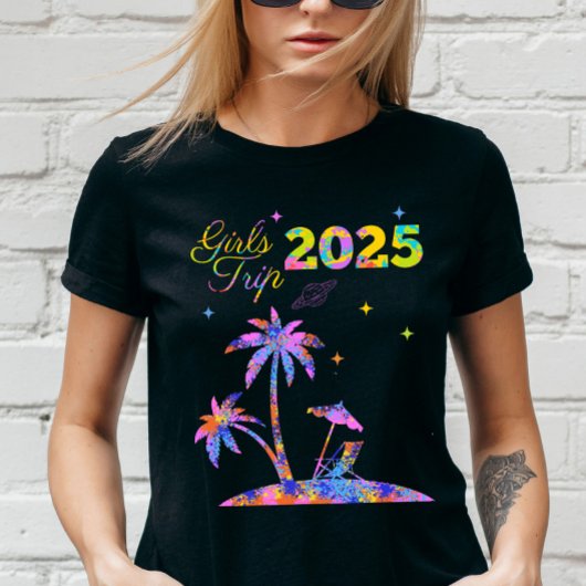 Aangepaste Meisjesreis 2025 vrijgezellenfeest  T-shirt