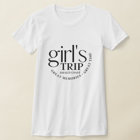 Aangepaste Meisjesreis Geweldige Herinneringen Rei T-shirt (Laagn)