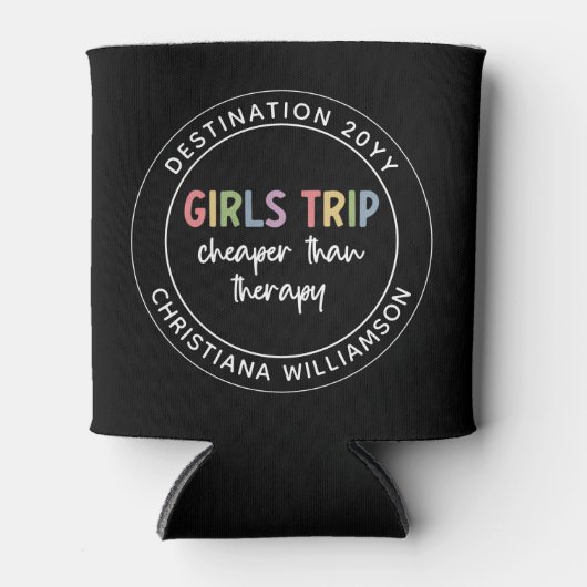 Aangepaste Meisjesreis Goedkoper Dan Therapie Meis Blikjeskoeler (Voorkant)