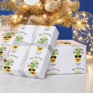 Aangepaste Mele Kalikimaka Pineapple Cadeaupapier
