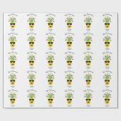 Aangepaste Mele Kalikimaka Pineapple Cadeaupapier (Vlak)