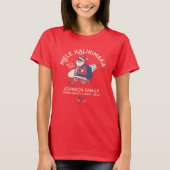 Aangepaste Mele Kalikimaka Santa Hawaiian Kerstmis T-shirt (Voorkant)