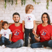 Aangepaste Mele Kalikimaka Santa Hawaiian Kerstmis T-shirt