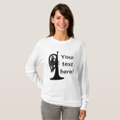 Aangepaste melofoon t-shirt (Voorkant volledig)