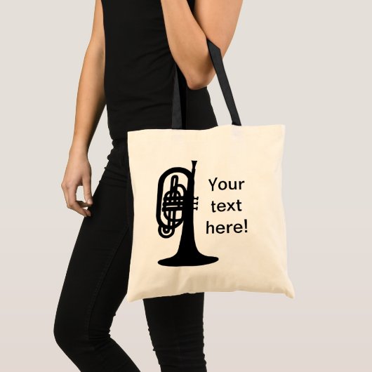 Aangepaste melofoon tote bag (Voorkant (product))