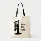 Aangepaste melofoon tote bag (Voorkant)