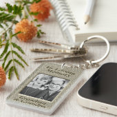 Aangepaste Memorial Antiek Gold Kijk Sleutelhanger (Voorkant Rechts)