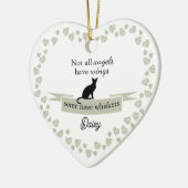 Aangepaste Memorial Pet Name Keramisch Ornament (Links)