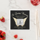 Aangepaste Memorial Sjabloon Servet (Insitu)