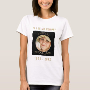 Aangepaste Memorial Voeg foto toe In het liefdev T-shirt