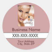 Aangepaste mengfles sticker (Voorkant)