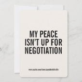 Aangepaste mentale gezondheid offerte Kaart, zelfz Feestdagenkaart (Voorkant)