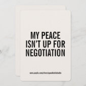 Aangepaste mentale gezondheid offerte Kaart, zelfz Feestdagenkaart (Voorkant / Achterkant)