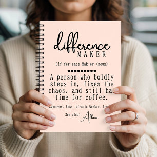 Aangepaste Mentor Waardering Dagboek, Baas geschen Notitieboek