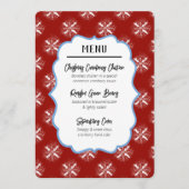 Aangepaste menummat-invoegkaart aankondiging (Voorkant)