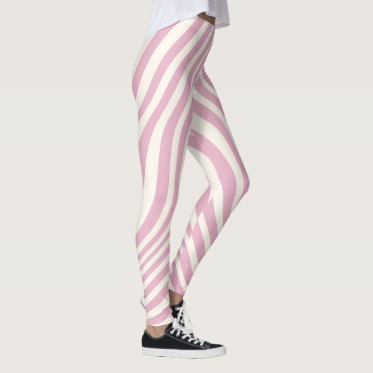 Aangepaste merk Abstracte regenboog Leggings (Rechts)
