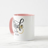 Aangepaste merk bruid-tot-bachelorette bruiloft mok (Voorkant links)