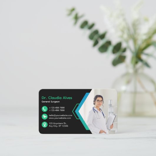 Aangepaste merk Creatieve Moderne Medische Dienst Visitekaartje (Staand voorkant)