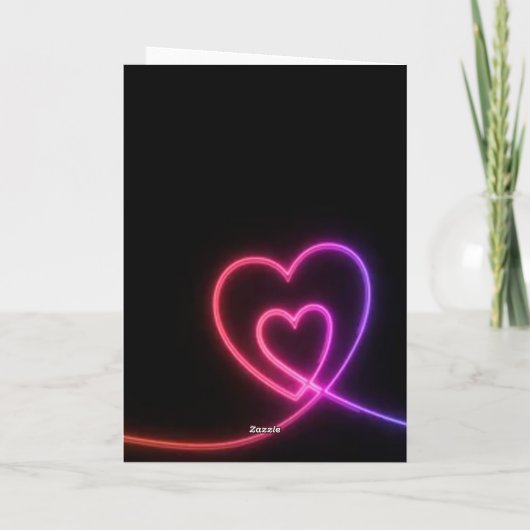 Aangepaste merk Happy Valentijnsdag. 14 februari Kaart (Achterkant)