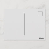 Aangepaste Merk Lichtgrijs Afbeelding-Perfect Stan Briefkaart (Achterkant)