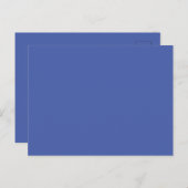 Aangepaste Merk Medium Blauw Afbeelding-Perfect St Briefkaart (Voorkant / Achterkant)
