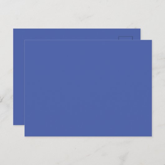 Aangepaste Merk Medium Blauw Afbeelding-Perfect St Briefkaart (Voorkant / Achterkant)