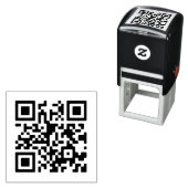 Aangepaste Merk Moderne QR-code Zelfinktstempel Zelfinktende Stempel (In situ)