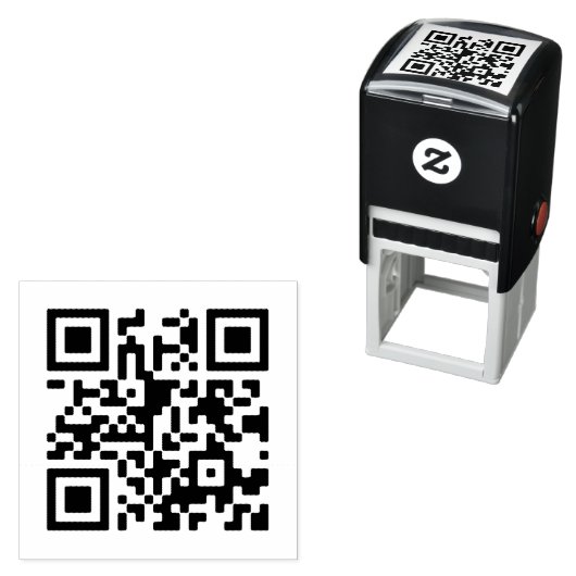 Aangepaste Merk Moderne QR-code Zelfinktstempel Zelfinktende Stempel (In situ)