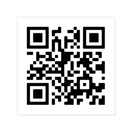 Aangepaste Merk Moderne QR-code Zelfinktstempel Zelfinktende Stempel (Design)