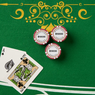 Aangepaste merk Monte Carlo Smooth $10000 14 Gram Poker Chips