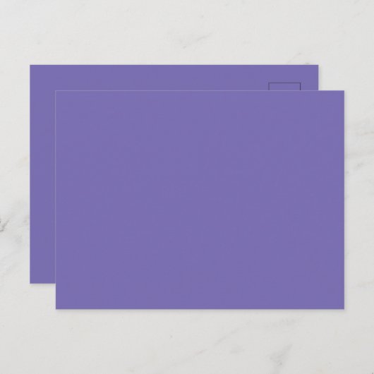 Aangepaste Merk Periwinkle Afbeelding-Perfect Stan Briefkaart (Voorkant / Achterkant)