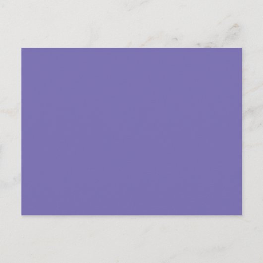 Aangepaste Merk Periwinkle Afbeelding-Perfect Stan Briefkaart (Voorkant)
