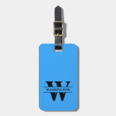 Aangepaste Merk Reizigers Gift Gepersonaliseerd Bagagelabel (Voorkant verticaal)