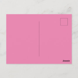 Aangepaste merk roze Picture-Perfect Standaard  Briefkaart
