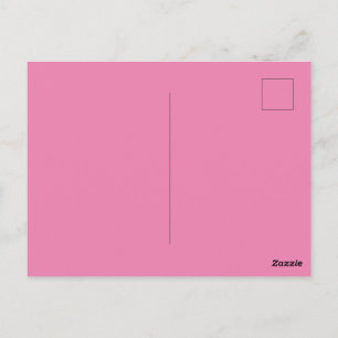 Aangepaste merk roze Picture-Perfect Standaard Briefkaart