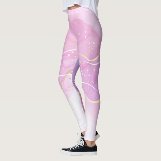 Aangepaste merk Silkier Bantam Glitter Turquoise Leggings (Links)
