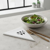 Aangepaste Merk Trouwcadeau Gepersonaliseerde serv Servet