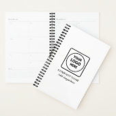 Aangepaste merkgebonden bedrijfslogo zakelijke pla planner (Display)