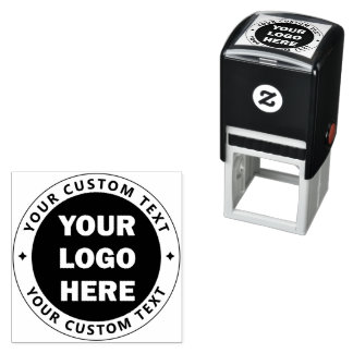 Aangepaste merkidentiteit Zakelijk logo Gepersonal Zelfinktende Stempel